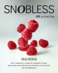 Табак SNOBLESS Prime 25 гр - Raspberry (Малина)